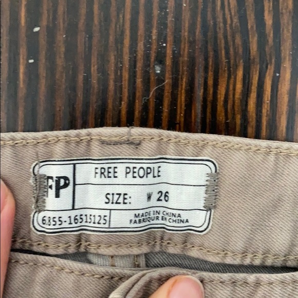 Free people taupe jeans - Picture 2 of 3